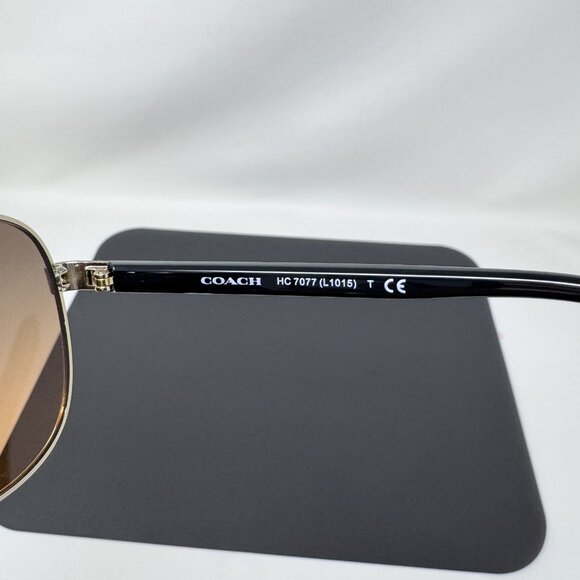 Coach Sunglasses HC 7077 (L1015) Frames 932195 (Light Gold) 58 [] 14 140 - Picture 5 of 12